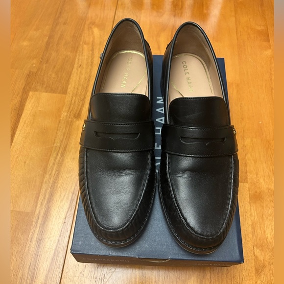 Cole Haan Shoes - Cole Haan Womens Lux Pinch Penny Black Loafers